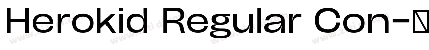 Herokid Regular Con字体转换